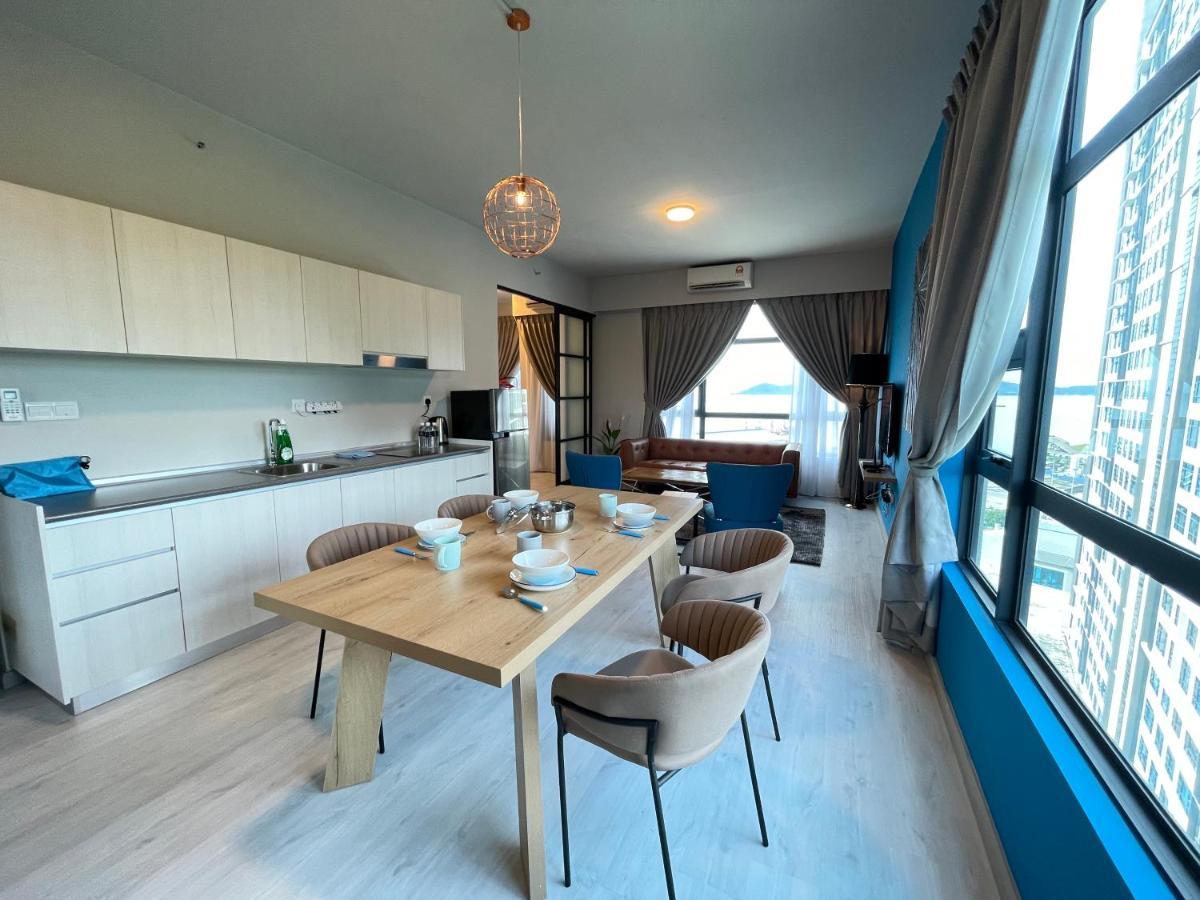 Seaview Luxury Condo Homestay 2Bed 2Bath Jesselton Quay By R2 Residence Kota Kinabalu Bagian luar foto