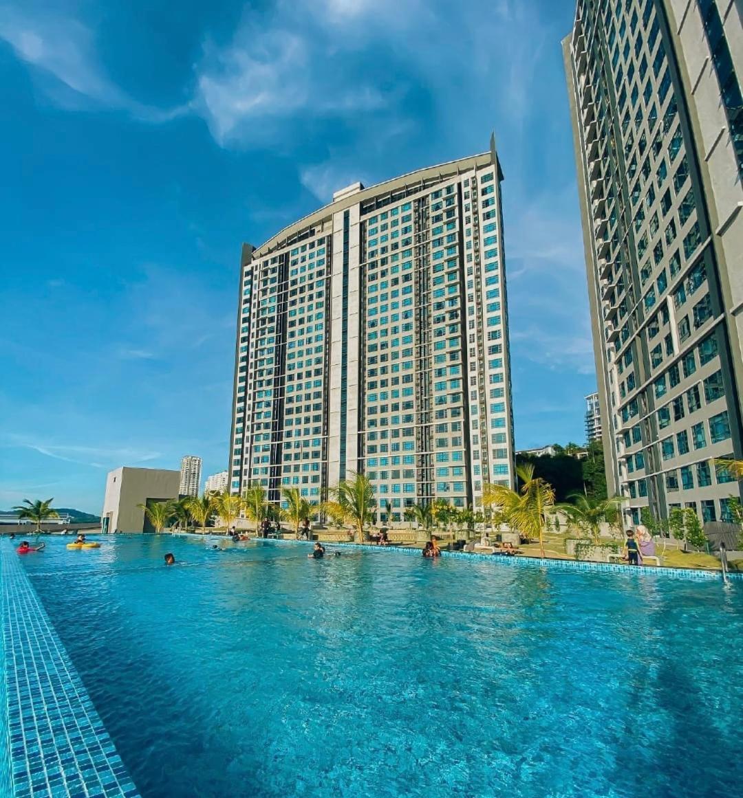 Seaview Luxury Condo Homestay 2Bed 2Bath Jesselton Quay By R2 Residence Kota Kinabalu Bagian luar foto