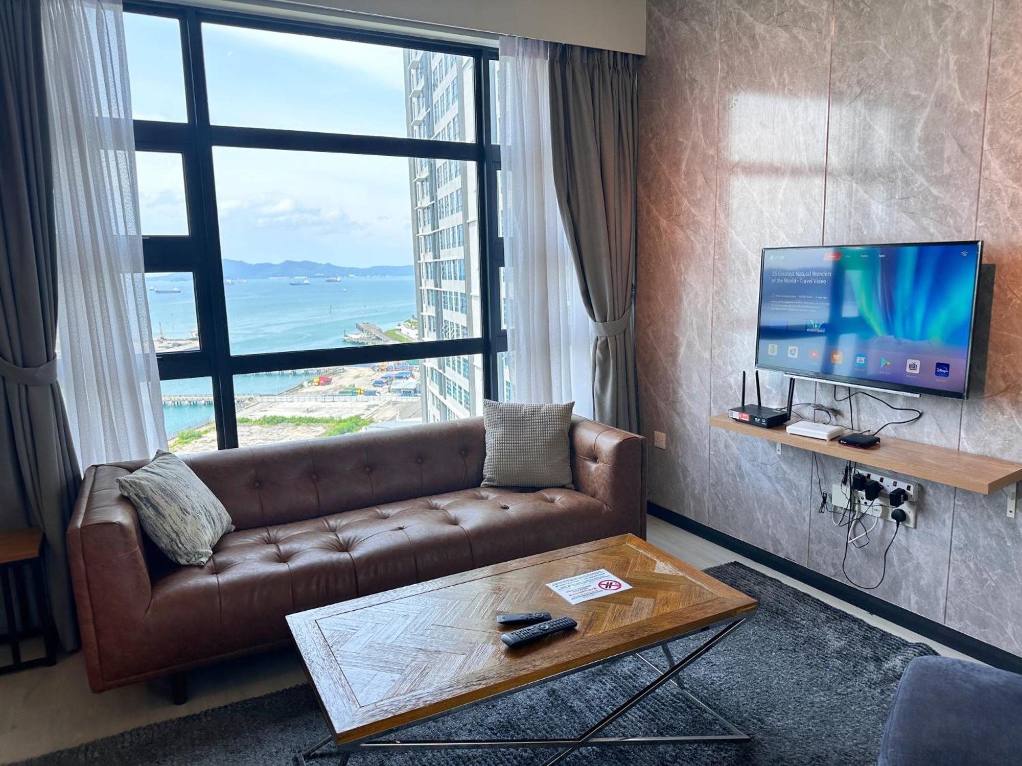 Seaview Luxury Condo Homestay 2Bed 2Bath Jesselton Quay By R2 Residence Kota Kinabalu Bagian luar foto