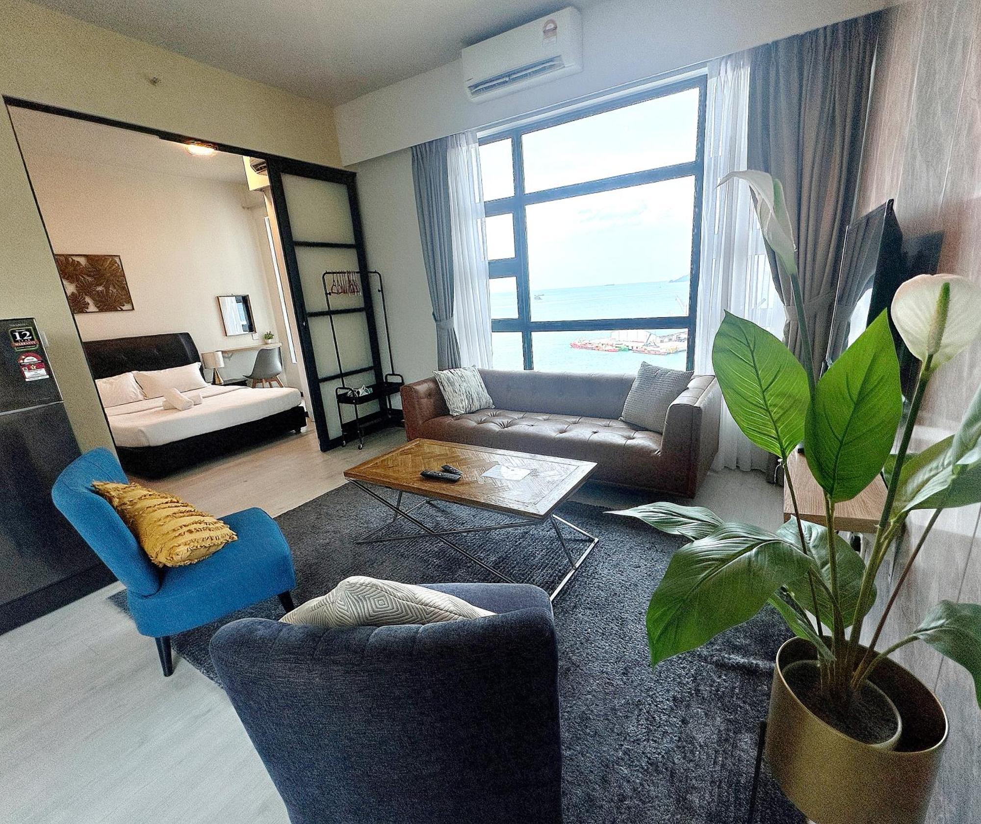 Seaview Luxury Condo Homestay 2Bed 2Bath Jesselton Quay By R2 Residence Kota Kinabalu Bagian luar foto