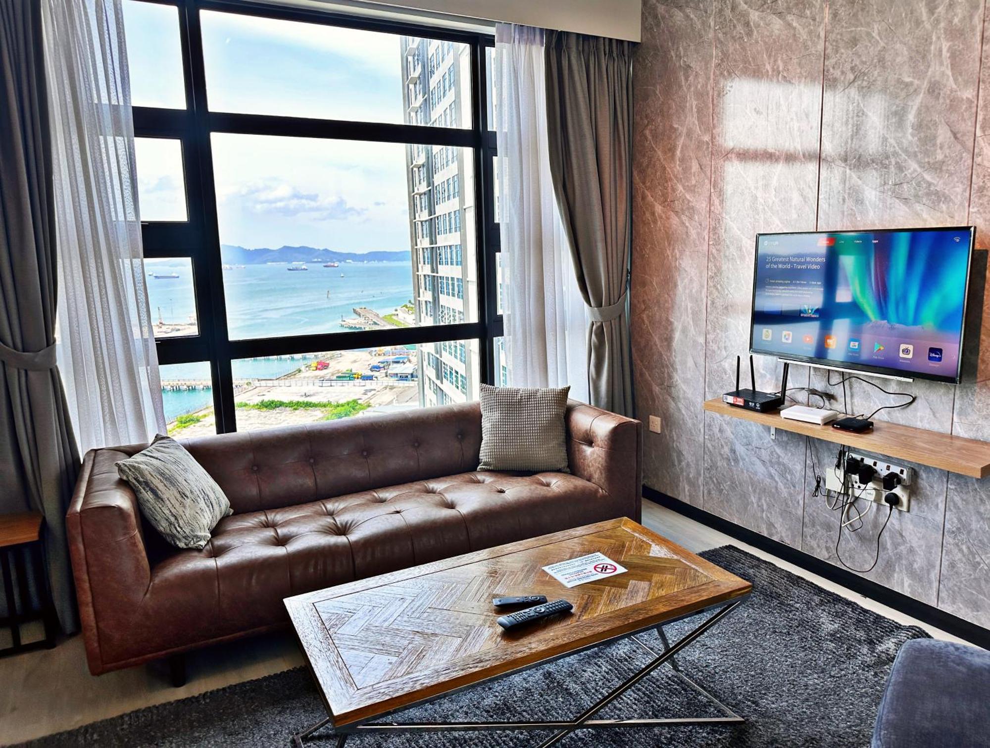 Seaview Luxury Condo Homestay 2Bed 2Bath Jesselton Quay By R2 Residence Kota Kinabalu Bagian luar foto